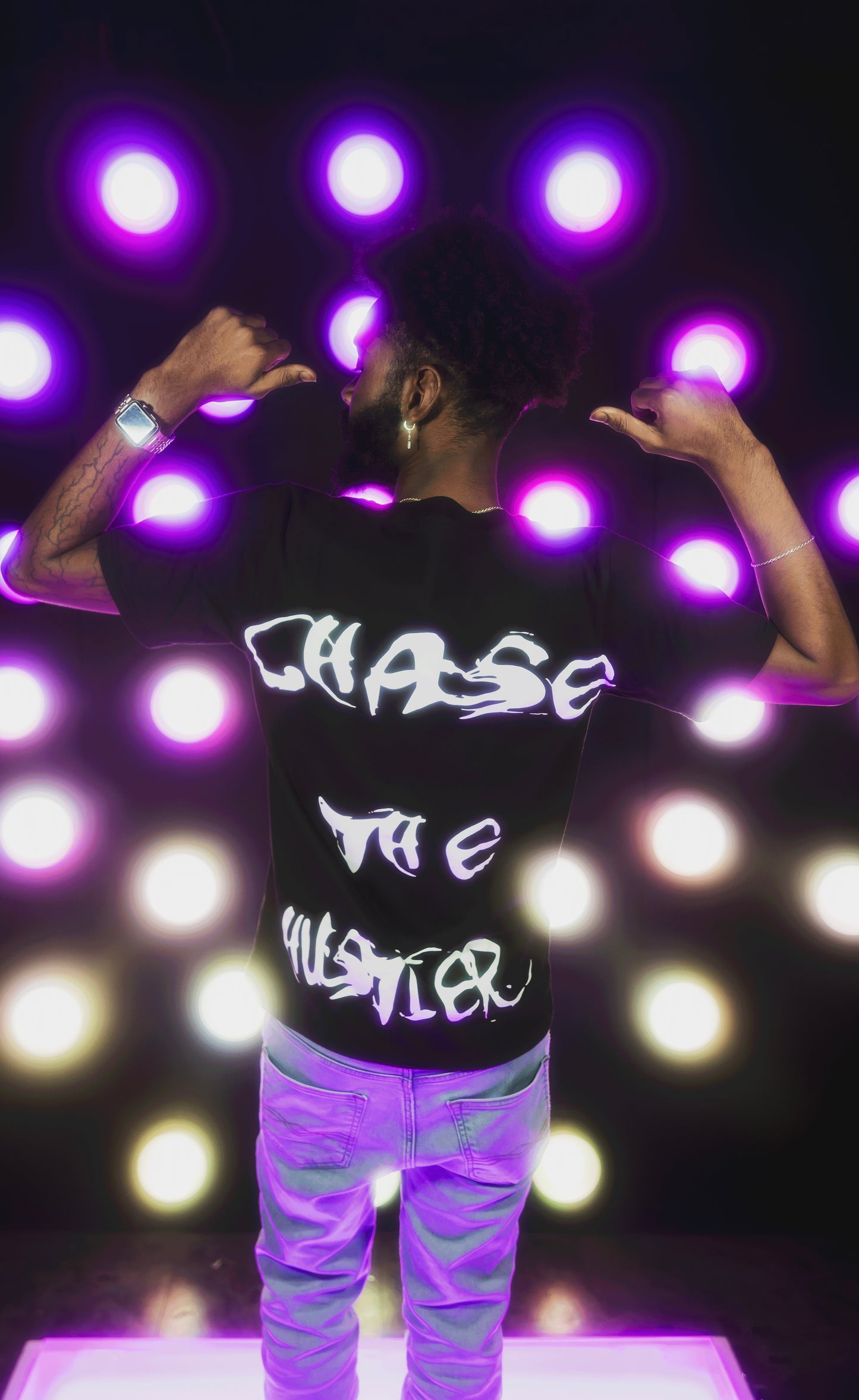 Black Chase The Hustler Tshirt